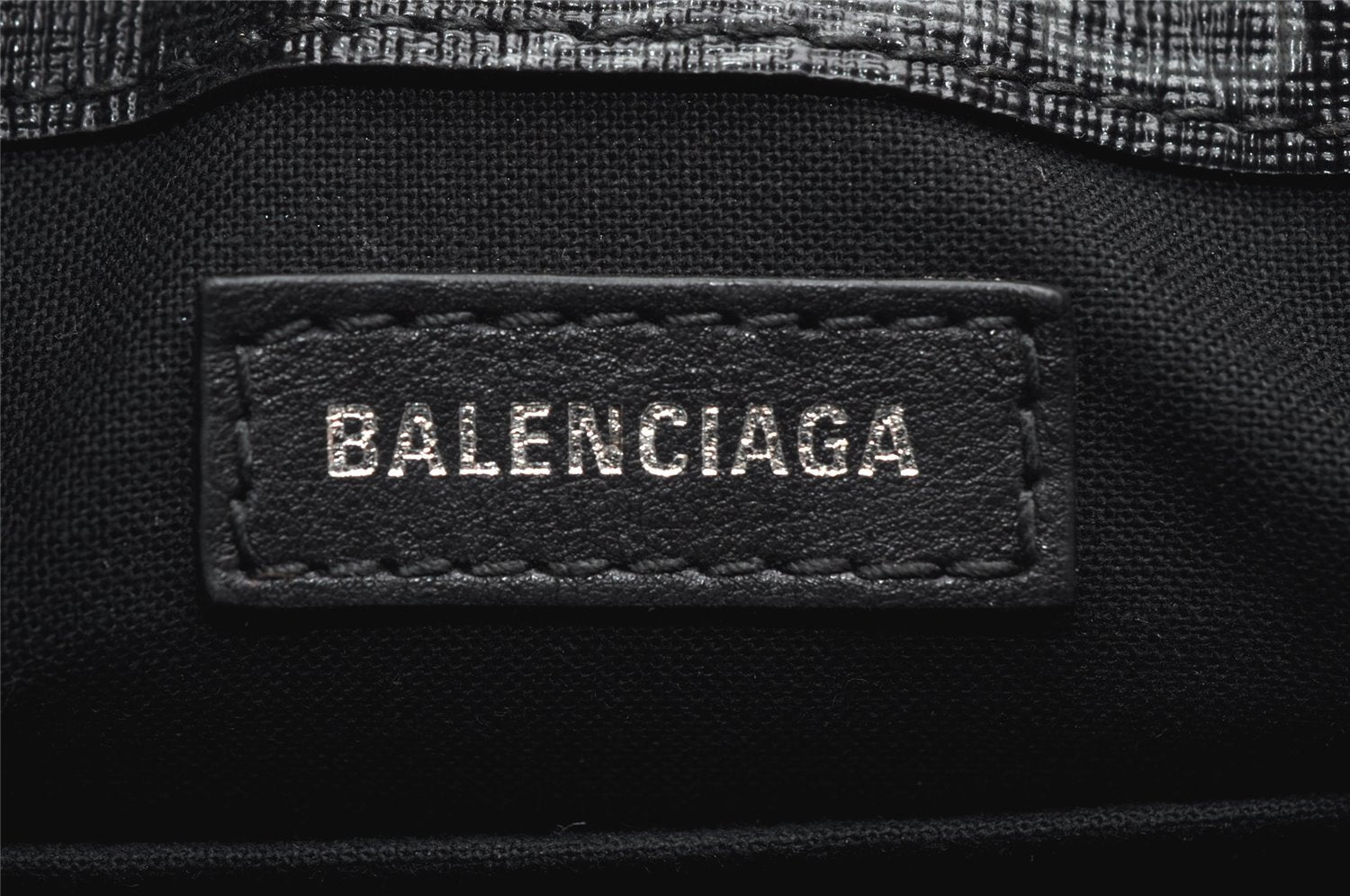 Authentic BALENCIAGA Large Shopping Bag 2Way Hand Bag Leather 693805 Black 4486K