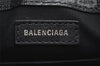 Authentic BALENCIAGA Large Shopping Bag 2Way Hand Bag Leather 693805 Black 4486K