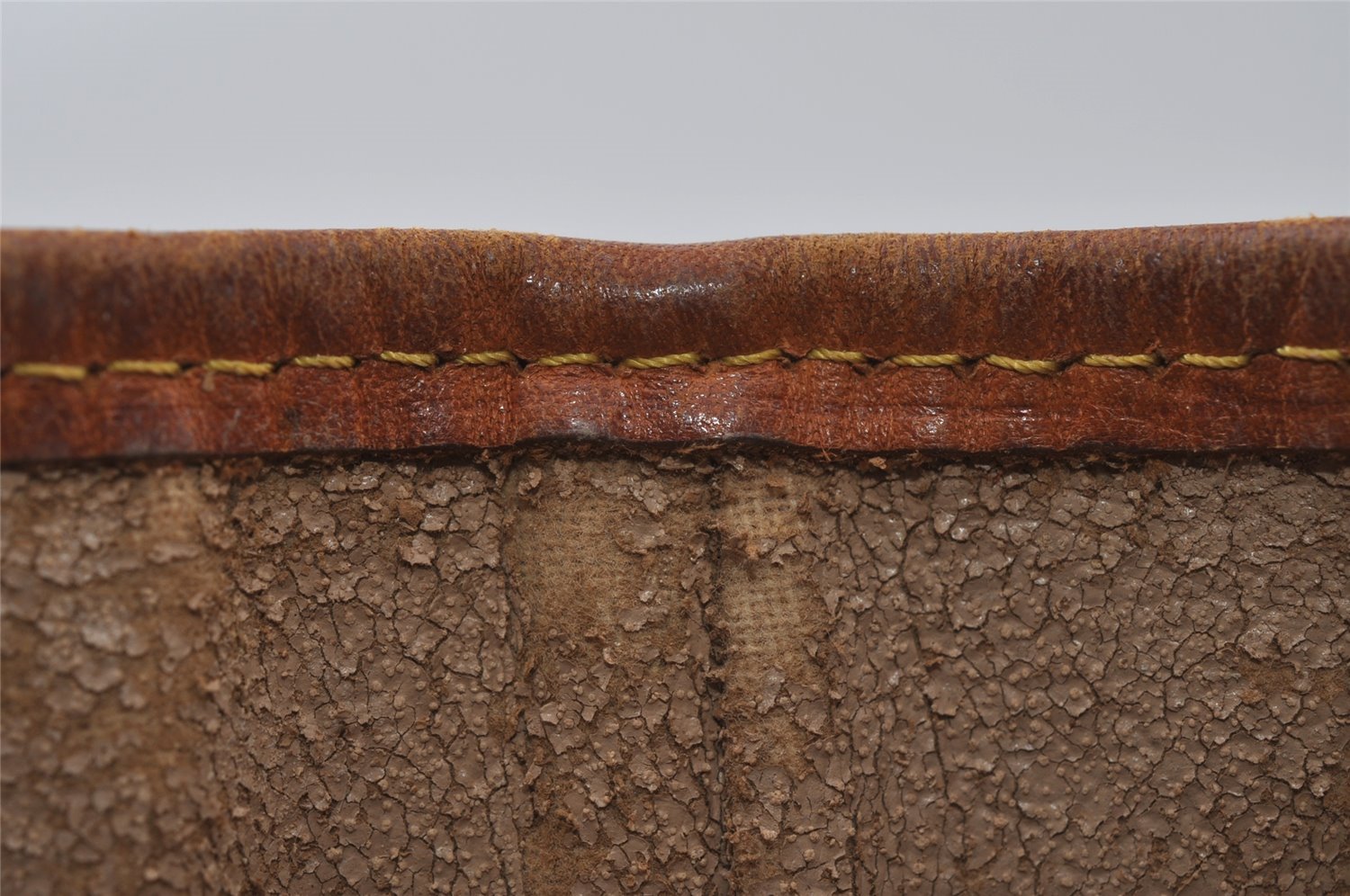 Authentic Louis Vuitton Monogram Bucket PM Shoulder Tote Bag M42238 Junk 4487I