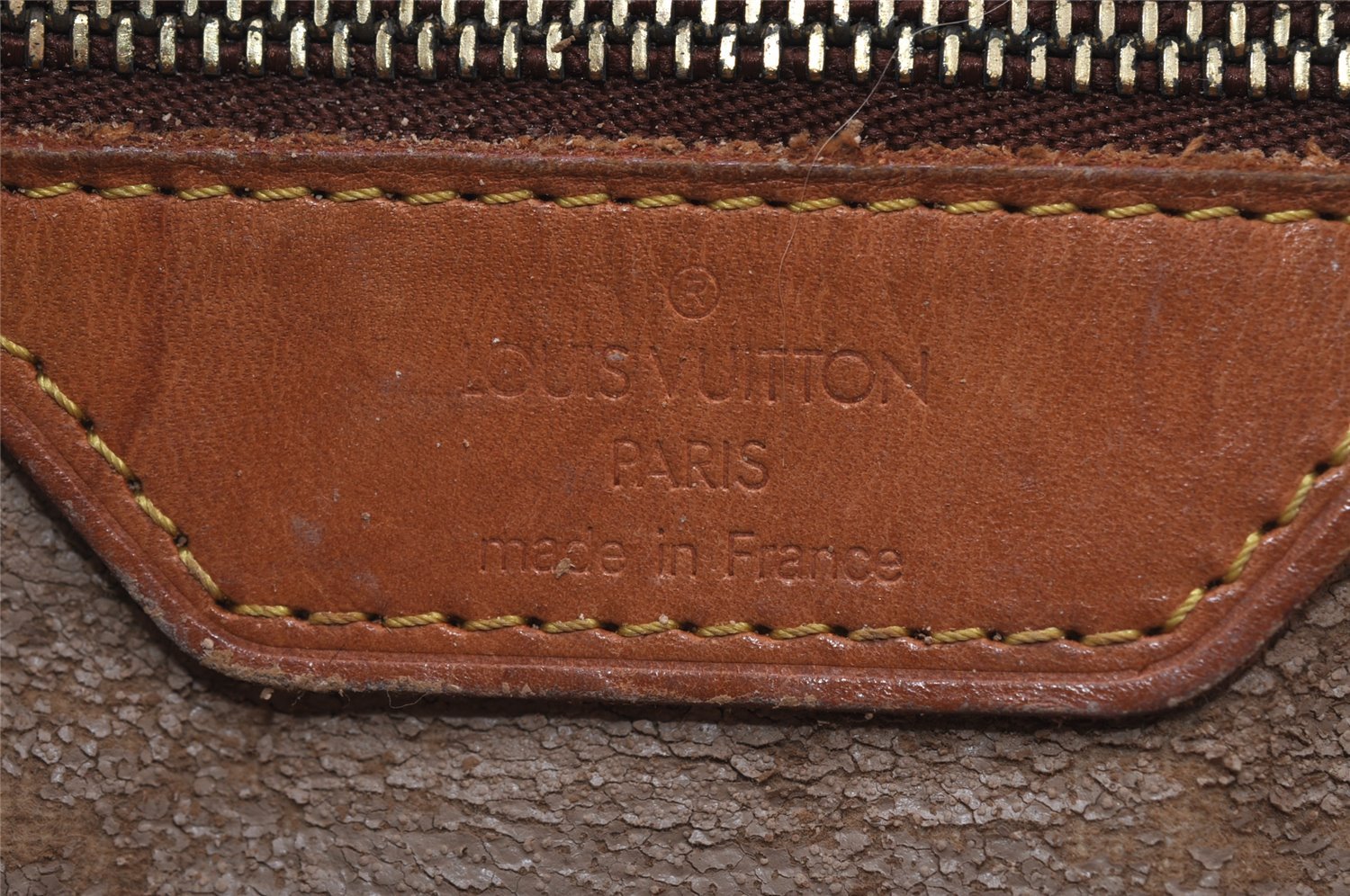 Authentic Louis Vuitton Monogram Bucket PM Shoulder Tote Bag M42238 Junk 4487I