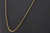 Authentic GIVENCHY Vintage Chain Necklace Gold Tone 4487J