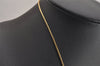 Authentic GIVENCHY Vintage Chain Necklace Gold Tone 4487J