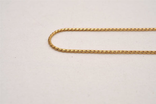 Authentic GIVENCHY Vintage Chain Necklace Gold Tone 4487J