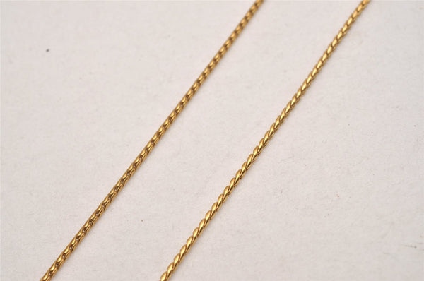 Authentic GIVENCHY Vintage Chain Necklace Gold Tone 4487J