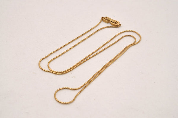 Authentic GIVENCHY Vintage Chain Necklace Gold Tone 4487J