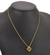 Authentic Christian Dior Gold Tone Chain Pendant Necklace CD 4488J