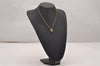 Authentic Christian Dior Gold Tone Chain Pendant Necklace CD 4488J