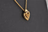 Authentic Christian Dior Gold Tone Chain Pendant Necklace CD 4488J