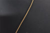 Authentic Christian Dior Gold Tone Chain Pendant Necklace CD 4488J