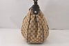 Authentic GUCCI Sukey Shoulder Hand Bag GG Canvas Leather 232955 Brown 4488K
