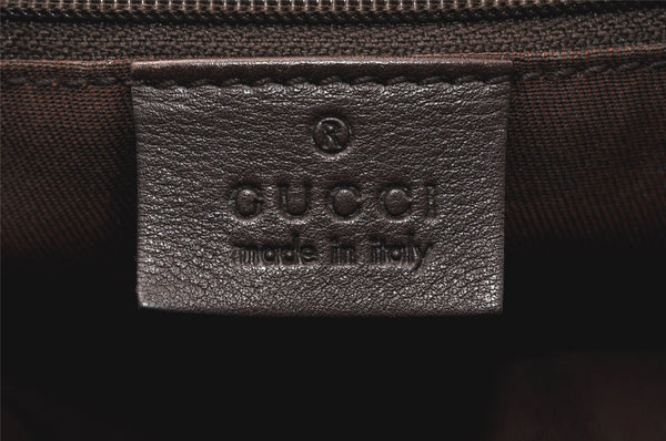 Authentic GUCCI Sukey Shoulder Hand Bag GG Canvas Leather 232955 Brown 4488K
