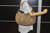 Authentic GUCCI Sukey Shoulder Hand Bag GG Canvas Leather 232955 Brown 4488K