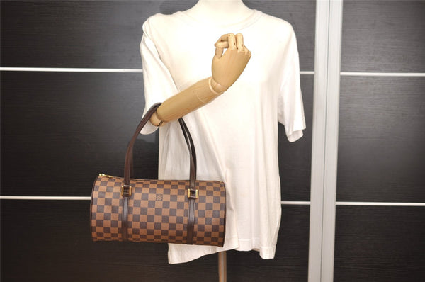 Authentic Louis Vuitton Damier Papillon 30 Hand Bag Purse N51303 LV 4489J