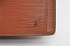 Auth Louis Vuitton Epi Pochette Sellier Dragonne Clutch Bag M52618 Brown 4491K