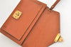 Auth Louis Vuitton Epi Pochette Sellier Dragonne Clutch Bag M52618 Brown 4491K