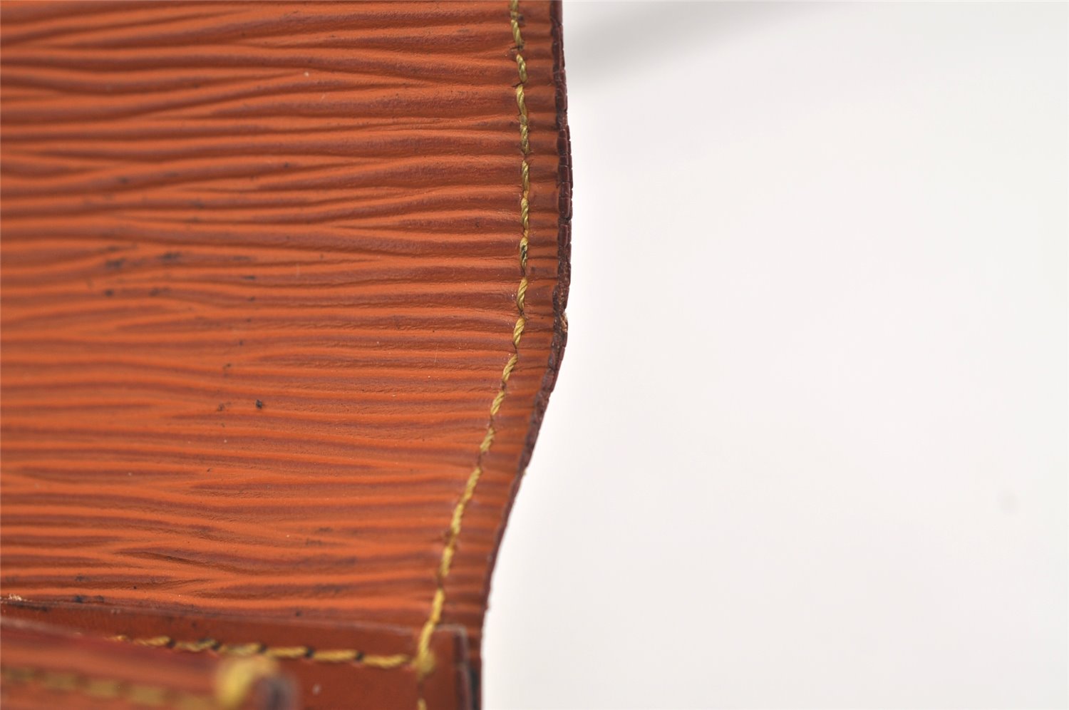 Auth Louis Vuitton Epi Pochette Sellier Dragonne Clutch Bag M52618 Brown 4491K