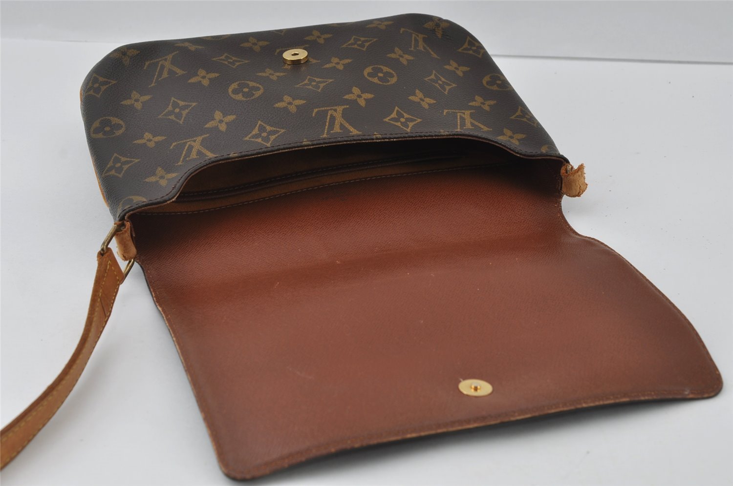 Authentic Louis Vuitton Monogram Musette Tango M51388 Shoulder Bag Junk 4494I