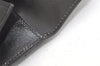 Authentic HERMES Pochette Rio Clutch Hand Bag Purse Leather Black 4494K