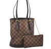 Authentic Louis Vuitton Damier Marais Bucket Shoulder Tote Bag N42240 LV 4495K