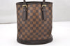 Authentic Louis Vuitton Damier Marais Bucket Shoulder Tote Bag N42240 LV 4495K