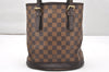 Authentic Louis Vuitton Damier Marais Bucket Shoulder Tote Bag N42240 LV 4495K