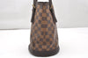 Authentic Louis Vuitton Damier Marais Bucket Shoulder Tote Bag N42240 LV 4495K