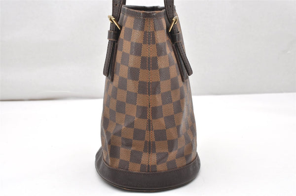 Authentic Louis Vuitton Damier Marais Bucket Shoulder Tote Bag N42240 LV 4495K