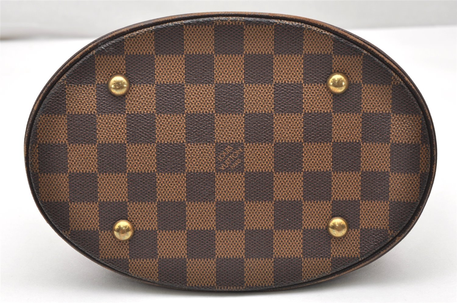 Authentic Louis Vuitton Damier Marais Bucket Shoulder Tote Bag N42240 LV 4495K