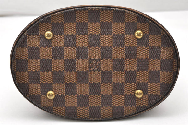 Authentic Louis Vuitton Damier Marais Bucket Shoulder Tote Bag N42240 LV 4495K