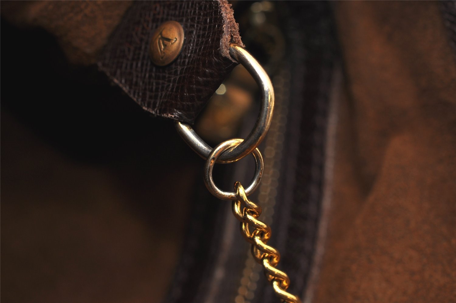 Authentic Louis Vuitton Damier Marais Bucket Shoulder Tote Bag N42240 LV 4495K