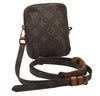 Auth Louis Vuitton Monogram Mini Poche Danube Shoulder Bag M45268 LV Junk 4497I