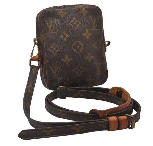 Auth Louis Vuitton Monogram Mini Poche Danube Shoulder Bag M45268 LV Junk 4497I