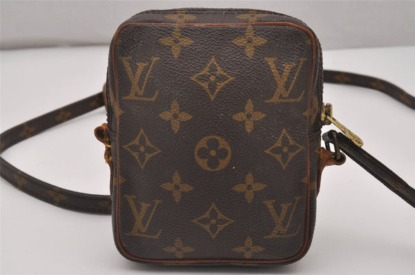 Auth Louis Vuitton Monogram Mini Poche Danube Shoulder Bag M45268 LV Junk 4497I