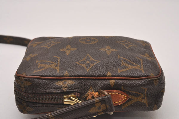 Auth Louis Vuitton Monogram Mini Poche Danube Shoulder Bag M45268 LV Junk 4497I