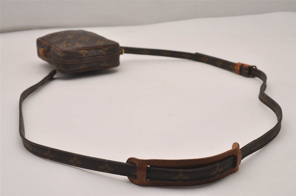 Auth Louis Vuitton Monogram Mini Poche Danube Shoulder Bag M45268 LV Junk 4497I