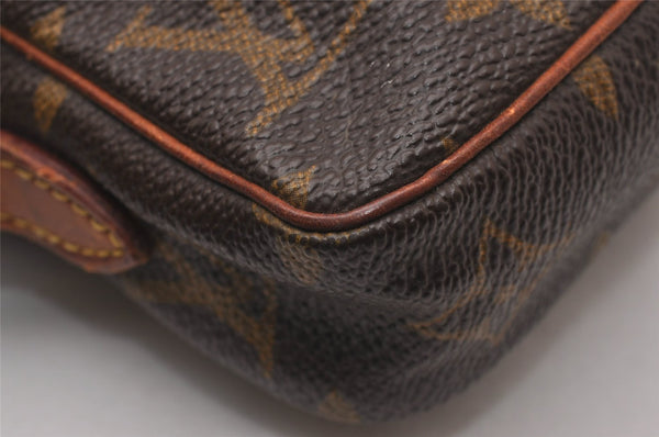 Auth Louis Vuitton Monogram Mini Poche Danube Shoulder Bag M45268 LV Junk 4497I