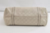 Authentic GUCCI Guccissima Shoulder Tote Bag GG Leather 197953 White 4497K