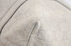 Authentic GUCCI Guccissima Shoulder Tote Bag GG Leather 197953 White 4497K