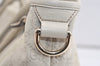 Authentic GUCCI Guccissima Shoulder Tote Bag GG Leather 197953 White 4497K