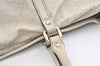 Authentic GUCCI Guccissima Shoulder Tote Bag GG Leather 197953 White 4497K