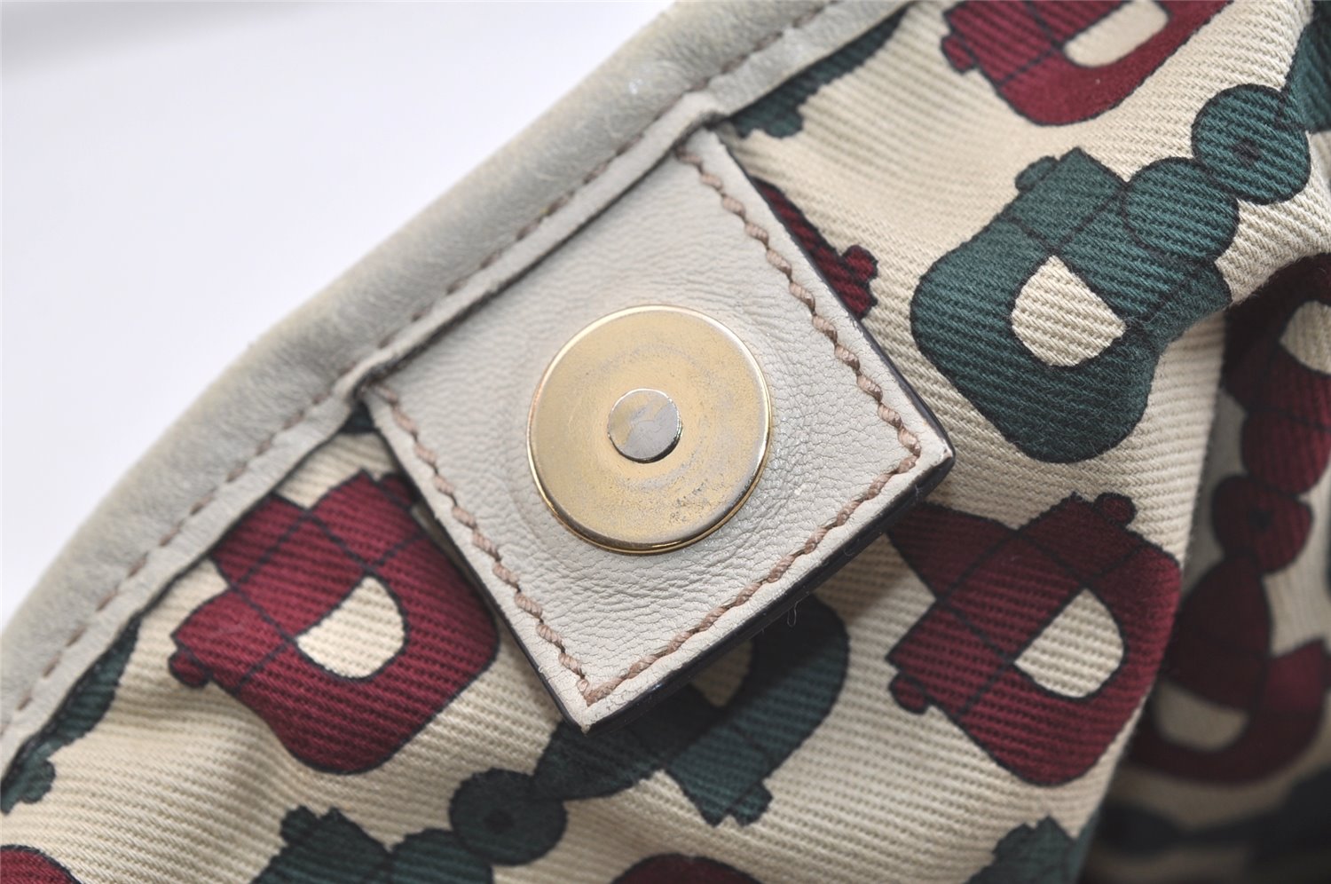 Authentic GUCCI Guccissima Shoulder Tote Bag GG Leather 197953 White 4497K