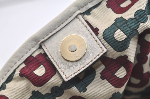 Authentic GUCCI Guccissima Shoulder Tote Bag GG Leather 197953 White 4497K