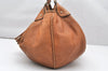 Authentic GUCCI Marrakech Shoulder Tote Bag Leather 257029 Brown 4498K