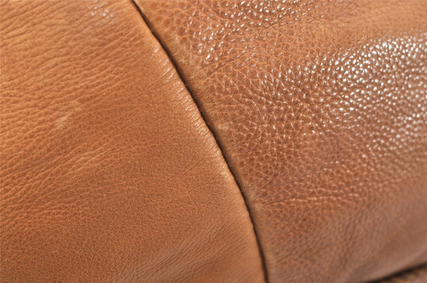 Authentic GUCCI Marrakech Shoulder Tote Bag Leather 257029 Brown 4498K