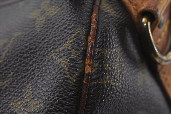 Auth Louis Vuitton Monogram Keepall Bandouliere 55 M41414 Boston Bag Junk 4499I