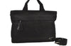 Authentic PRADA Vintage Nylon Tessuto Leather 2Way Shoulder Tote Bag Black 4500J