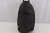 Authentic PRADA Vintage Nylon Tessuto Leather 2Way Shoulder Tote Bag Black 4500J