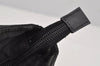 Authentic PRADA Vintage Nylon Tessuto Leather 2Way Shoulder Tote Bag Black 4500J