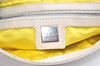 Authentic FENDI Mamma Baguette Shoulder Hand Bag Purse Leather White 4500K