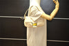 Authentic FENDI Mamma Baguette Shoulder Hand Bag Purse Leather White 4500K